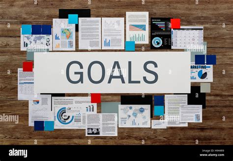 Goals Aim Aspiration Motivation Target Vision Concept Stock Photo Alamy
