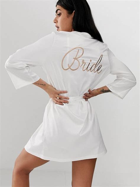 38 Bridal Robes Perfect For Getting Ready Pictures Satin Bride Robe