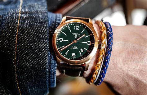A serial fabrication of pocket and wristwatches was while the brand is now swiss, arnold & son still builds upon this british legacy by offering nautical inspired timepieces in two collections: British Watch Brand Pinion Last Bronze Axis II