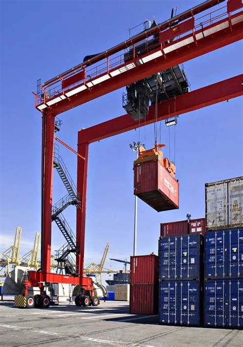 Rubber Tyred Container Gantry Crane Rtg China Rubber Tyred