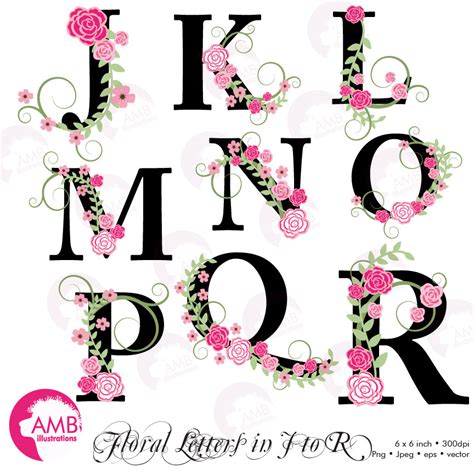 Wedding Pink Roses Letters Florals Trio