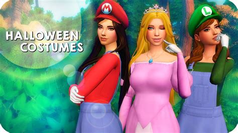 Halloween Costumes For Your Sims 🧡 Sims 4 Lookbook Youtube