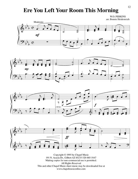 Free lds christian choir sheet music, and hymn arrangements are at this site. Hymn Arrangements for the LDS Pianist (by Bonnie Heidenreich -- Piano Solo)