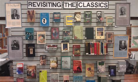 Revisiting The Classics At Plmvkc Library Book Displays Library Displays Book Display