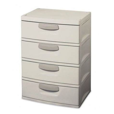 Heavy duty storage bins + tote bins | northern tool. 4-Drawer Cabinet With Hidden Rollers Heavy Duty Plastic ...