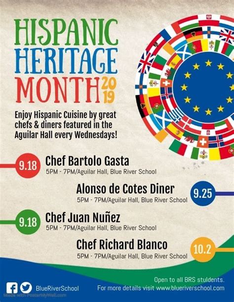 Hispanic Heritage Month Local Event Flyer Hispanic Heritage Month