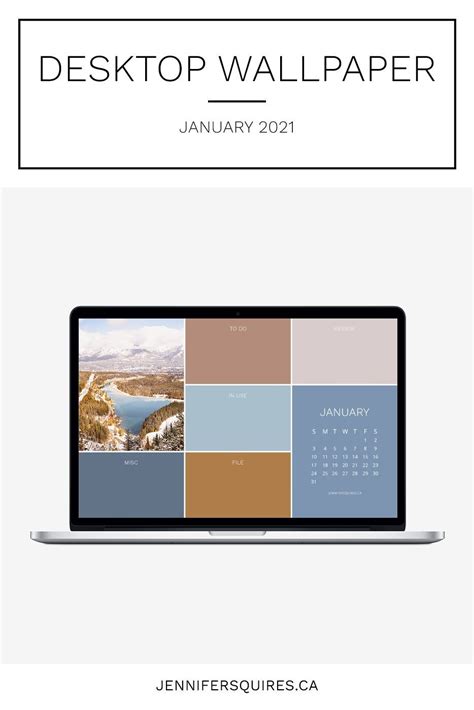 January 2021 Calendar Wallpaper