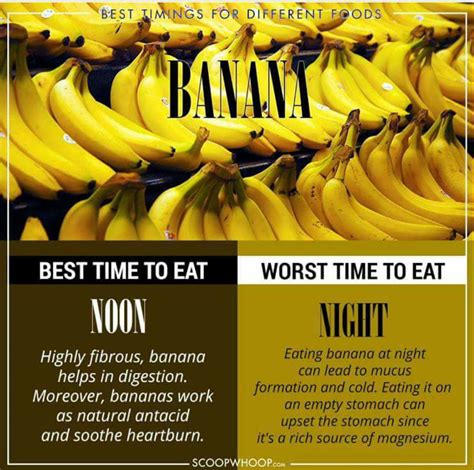 Best Timing For Banana Best Time To Eat Eating Banana At Night Food