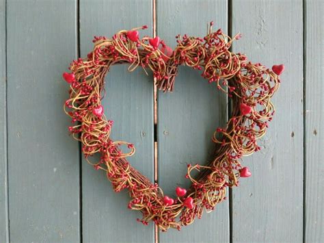 Heart Shaped Wreath Made From Vines Heart
