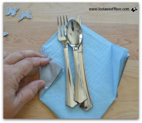 How to Make Paper Napkins Special - Toot Sweet 4 Two