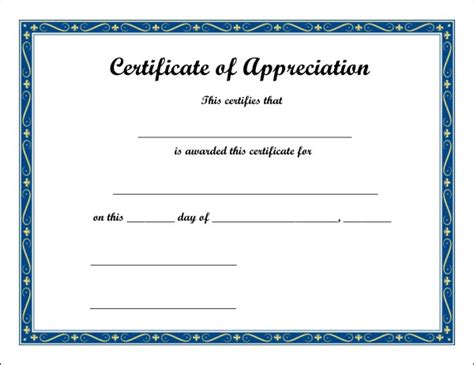 Free Printable Fill In Certificates Blank Certificate Templates To Print Activity Shelter