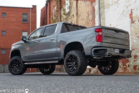 Lifted 2019 Chevy Silverado 1500 With 4 Inch Rough Country Lift Kit And