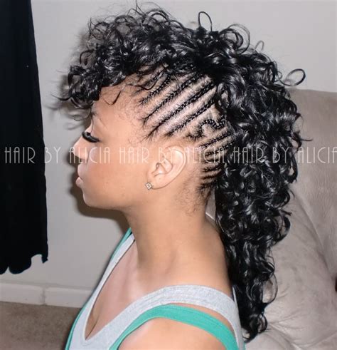 Sew In Mohawk Hairstyles Wavy Haircut