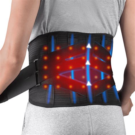 Hongjing Heated Back Brace Back Support Belt With Heating Pad For Men