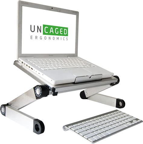 Adjustable Portable Folding Standing Desk Computer Riser Aluminium