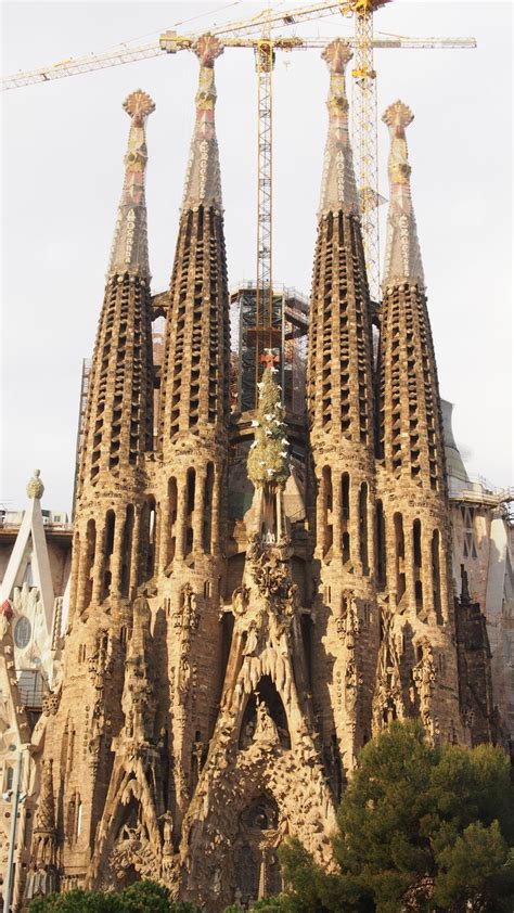 Nativity Facade Of Sagrada Familia Sagrada Familia Antoni Gaudi