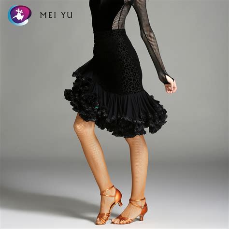 Mei Yu My741 Latin Dance Skirt Rumba Cha Cha Ballroom Costume Women