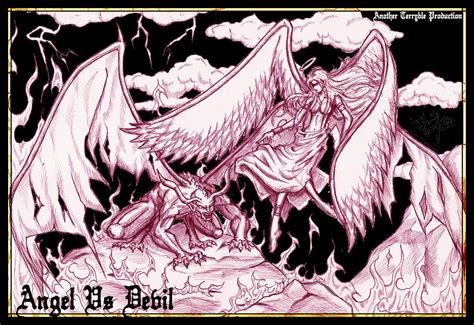 Angel Vs Devil By Terryrism On Deviantart