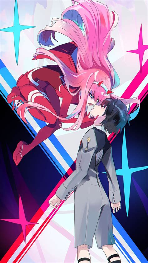 Hiro And Zero Two Darling In The Franxx Menina Anime Anime Casal