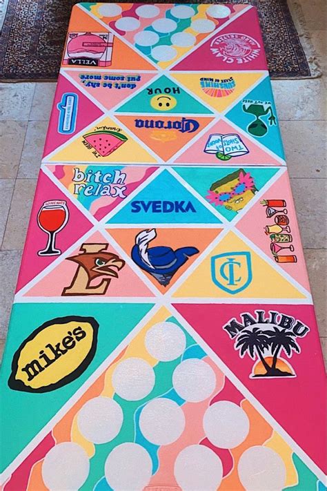 Pin By Fabiola Salas On Tables Beer Pong Table Painted Diy Beer Pong