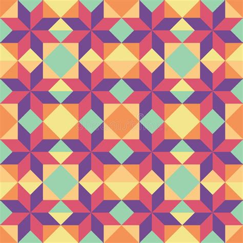 Abstract Background Geometric Seamless Vector Pattern Design Element