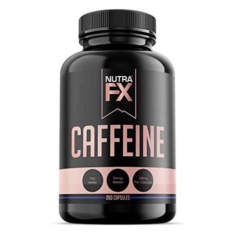 Fx Supps 200mg Caffeine Pills For Energy Focus And Mental Clarity