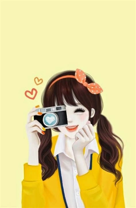 Pin By Mehak Randhawa On Korean Cartoon Girls Cute Cartoon Girl