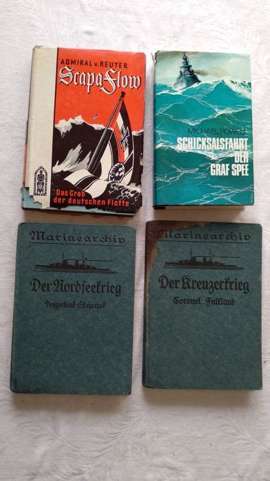 Deutschland Seekrieg Marine Los Mit 4 Büchern Catawiki