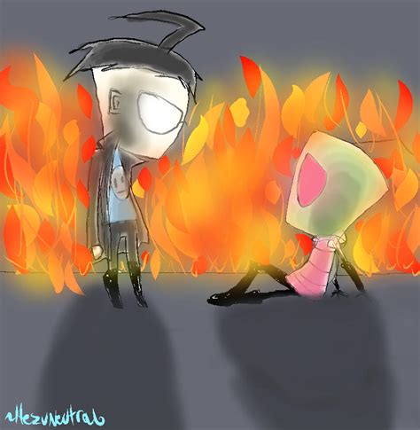 Zim And Dib Its Over By Hezuneutral On Deviantart