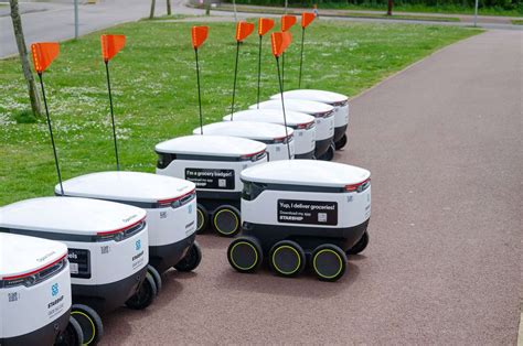 Food Delivery Robots From Starship Technologies Now Delivering Co Op