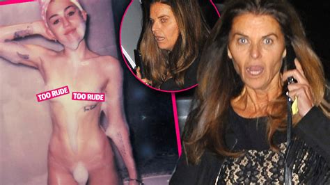 The Naked Truth Maria Shriver Dislikes Her Sons Girlfriend Miley