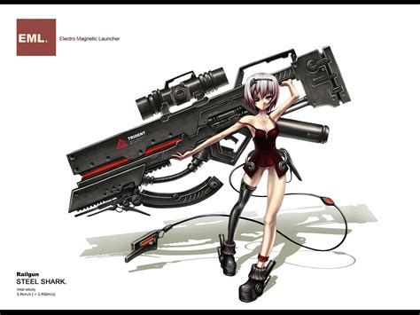 Wallpaper Anime Girls Weapon Original Characters Machine Gun Gia My Xxx Hot Girl