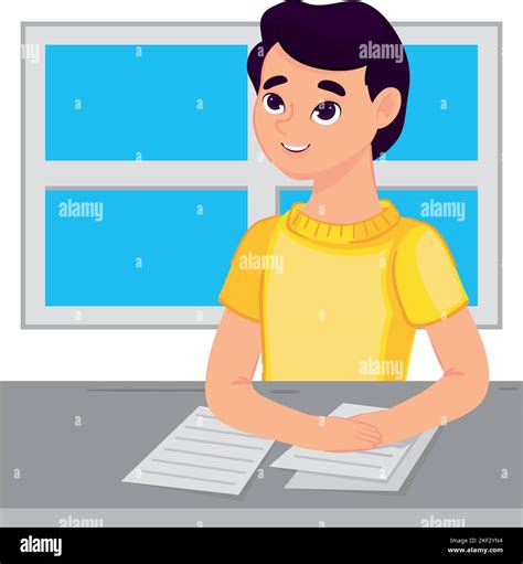 Exam Papers Student Stock Vector Images Alamy