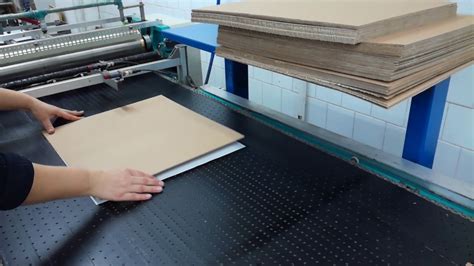 Printing And Laminating Cardboard Printing Youtube