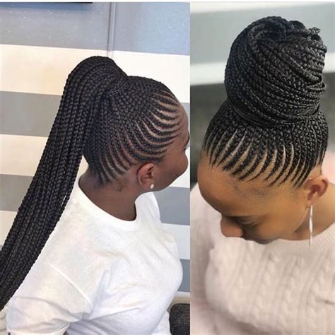 Ponytail Hairstyles For Black Girls Braids