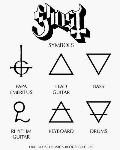 Curiosidades De Ghost Miembros Simbolo De Rock Tatuaje De Fantasma