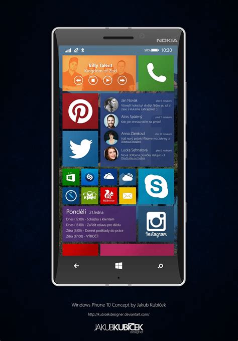 This Windows Phone 10 Concept Has Interactive Live Tiles And An