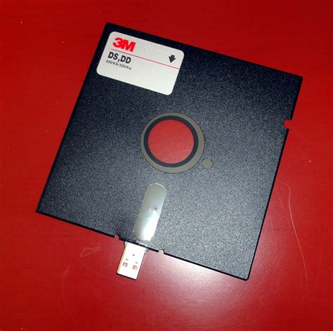 4gb 5¼ Inch Floppy Usb Disk Drive By 3m Sandisk Mod By Ernie More