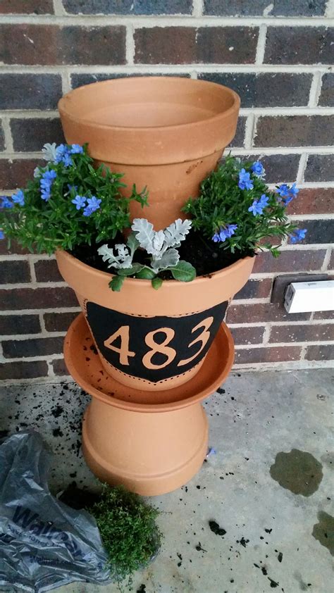 Welcome Flower Pot Style Wendy Jane Creations