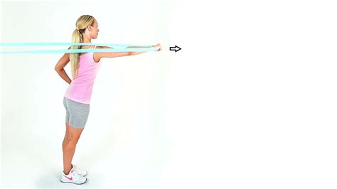 Serratus Anterior Exercises With Theraband