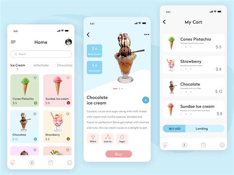 Ice Cream Delivery App By APurple On Dribbble