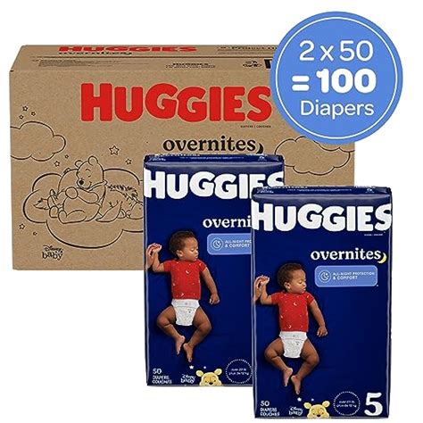 Huggies Overnites Size 5 Overnight Diapers 27 Lbs 100 Ct Pricepulse