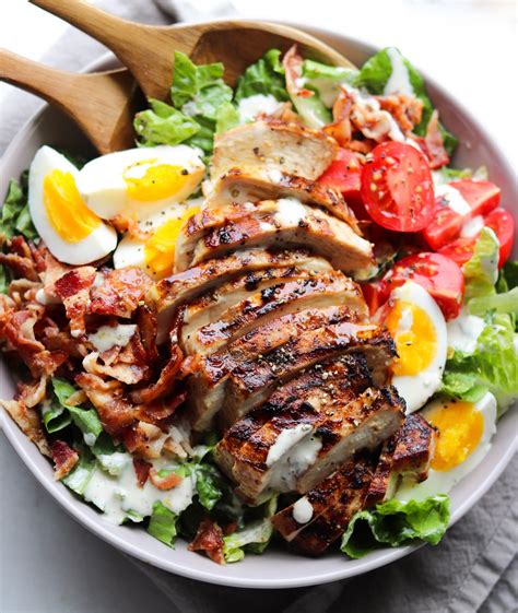 whole30 chicken and bacon caesar salad cook at home mom