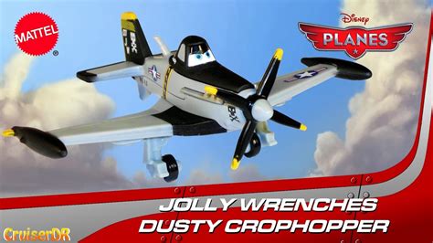 Disney Planes Diecast Jolly Wrenches Dusty Crophopper Mattel Youtube