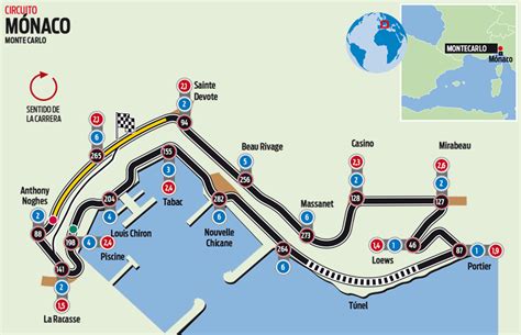 Make yourself familiar with the circuit de monaco ahead of the 2015 monaco grand prix.for more f1® videos. El circuito de Mónaco del GP de Mónaco de F1 - Mónaco F1