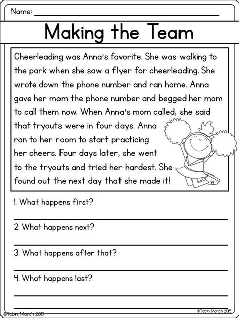 Retell a Story RL1.2 | Reading comprehension passages, Reading