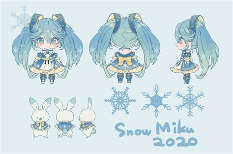 Piaproピアプロイラスト「snow Miku 2020」