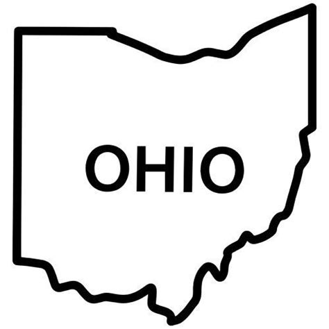 Ohio State Outline Clipart Best