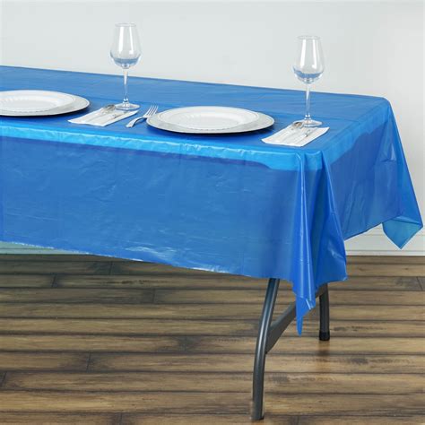 Buy 54 X 72 Royal Blue 10 Mil Thick Waterproof Tablecloth Pvc