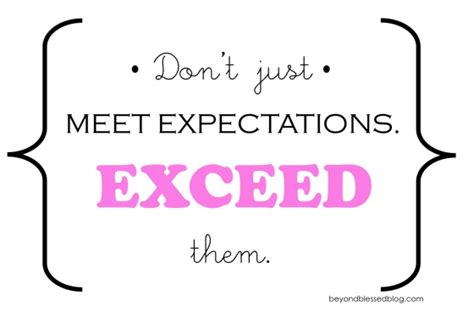 Inspirational Quotes About Exceeding Expectations Quotesgram